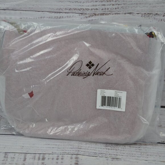 Patricia Nash Lilia Rosewood Large Leather Hobo Crossbody w/ Braided Handle NEW - Picture 2 of 16